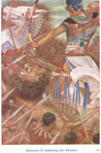 Ramses II verslaat de Khetans door Evelyn Paul