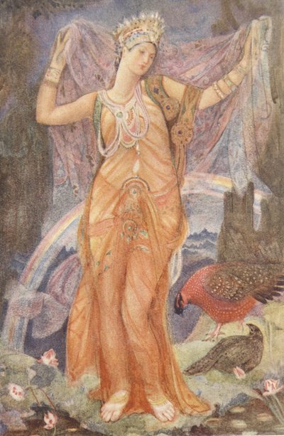 De Moedergodin Ishtar, illustratie uit 