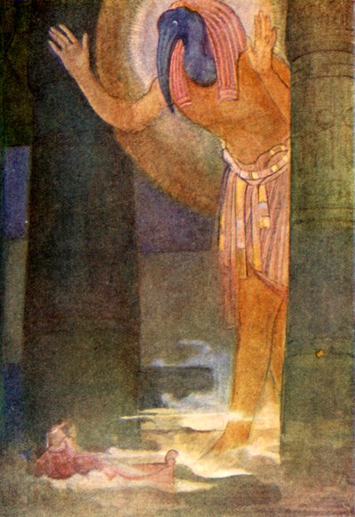 Thoth en de hoofdmagier, 1915 door Evelyn Paul