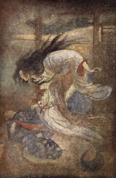 Yuki-Onna, De Dame van de Sneeuw, illustratie uit 