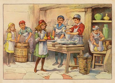 Kleine Werkers: De Pottenbakkers door Evelyn Stuart Hardy