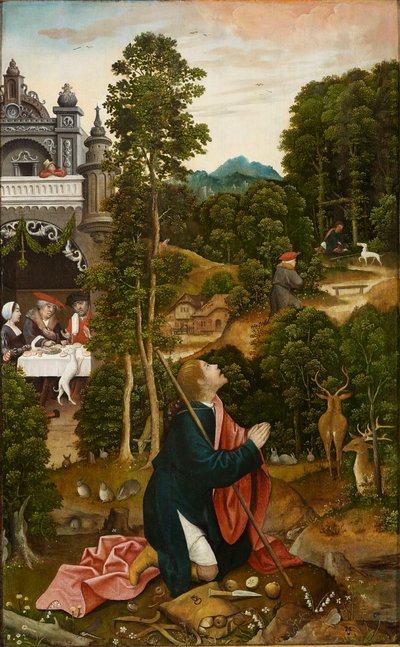 Scène uit het leven van Sint Rochus, 1517 door Everaert Orley