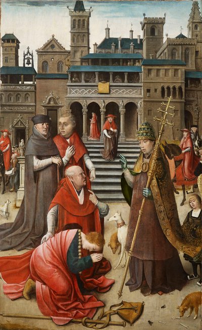 Scène uit het leven van Sint Rochus, 1517 door Everaert Orley