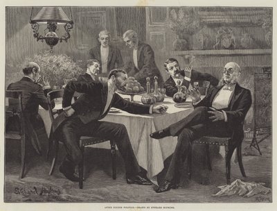 Politiek na het diner door Everard Hopkins