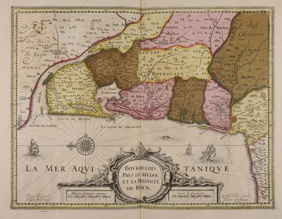 Bourdelois, Medoc en de Bornse regio door Everard Symonsz van Hamersveldt