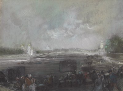 Alexanderbrug, Parijs door Everett Shinn