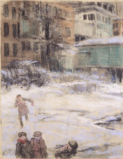 Connecticut Brug door Everett Shinn