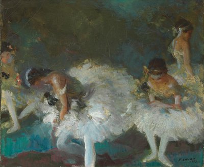 Dansers Achter de Schermen door Everett Shinn