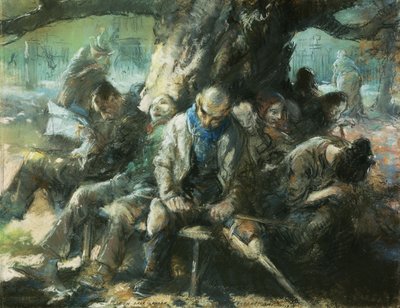 Green Park, Londen door Everett Shinn