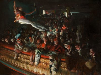 De hippodroom, Londen door Everett Shinn
