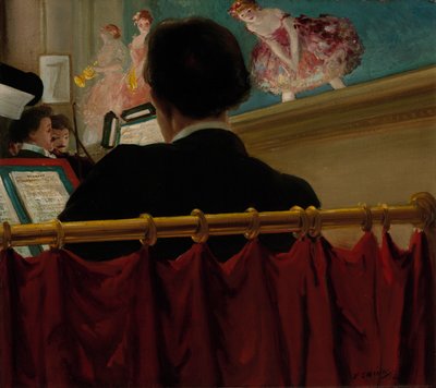 De orkestbak, Oude Proctor door Everett Shinn