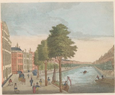 Gezicht op de Herengracht, ca. 1810-1813 door Evert Maaskamp