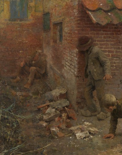 De idioot door Evrard or Evert Larock