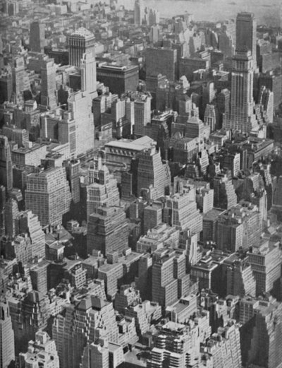 Grote wonderen van Amerikaanse prestaties in architectuur door Ewing Galloway