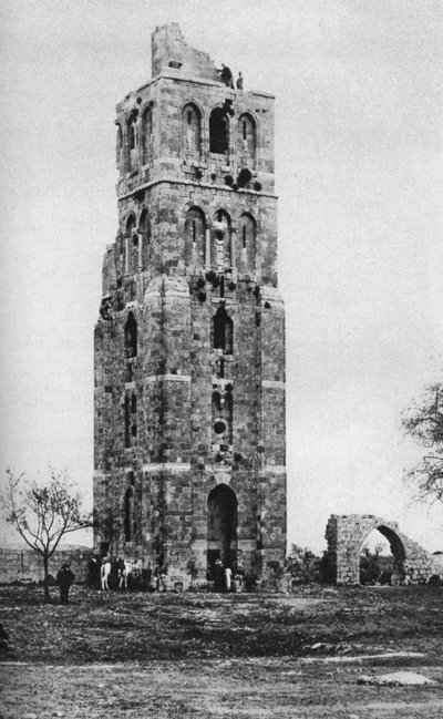 Toren van de Veertig Martelaren, Ramla, Palestina, c1930s door Ewing Galloway