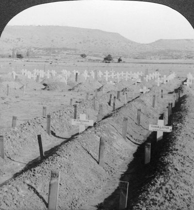 Intombi Begraafplaats, Ladysmith, Natal, Zuid-Afrika door Excelsior Stereoscopic Tours