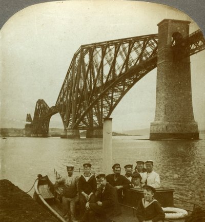 De Forth Bridge, Schotland door Excelsior Stereoscopic Tours