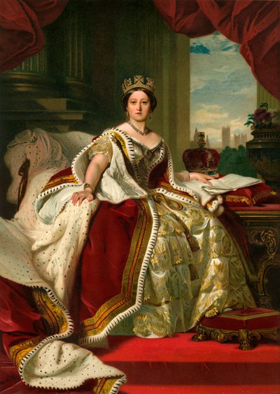 Hare Majesteit De Koningin in Haar Staatsgewaden, 1859, ca. 1897 door Eyre and Spottiswoode