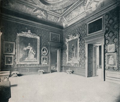 De Tekenzaal van Koningin Caroline, in Kensington Palace, c1899, 1901 door Eyre and Spottiswoode