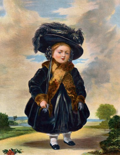 Koningin Victoria 1819-1901 vier jaar oud, 19e eeuw door Eyre and Spottiswoode
