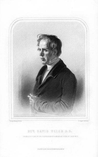 David Welsh, Schotse geestelijke en academicus, 1870 door FA Roberts