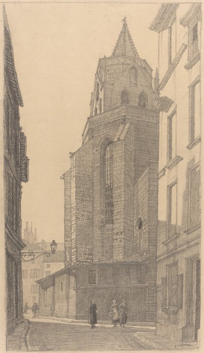 Apsis van St.-Didier, Avignon door F.L. Griggs