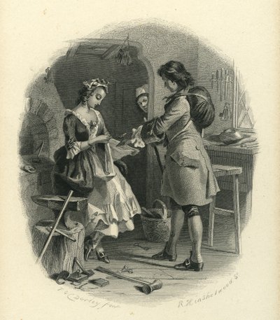 Barnaby Rudge: Dolly Varden en Joe Willet door F.O.C. and McRae, C. John Darley