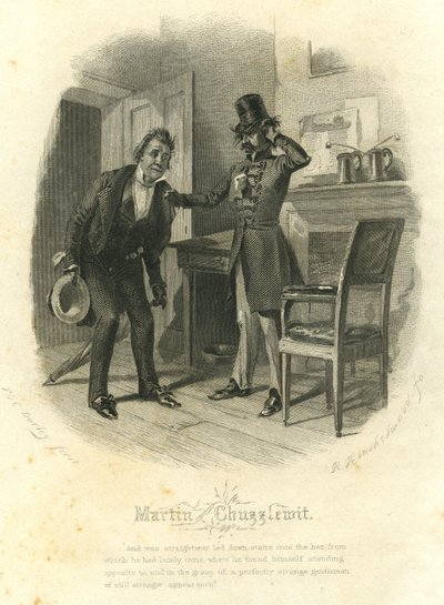 Martin Chuzzlewit: Mr Pecksniff door F.O.C. and McRae, C. John Darley