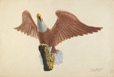 Adelaar Boegbeeld door F.W. Powell