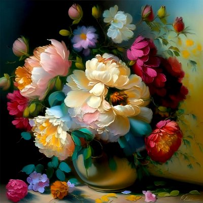 Mooie rozen in een vaas door F. Abderrahim