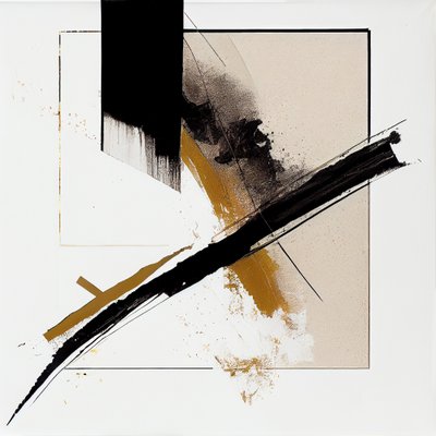 Minimalistische moderne wanddecoratie door F. Abderrahim
