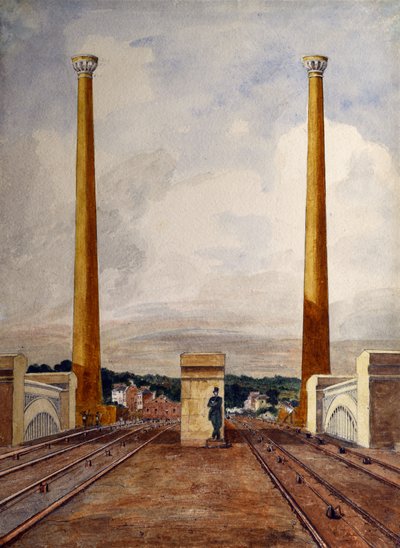 Camden Spoorweg door F. C. Hakewill