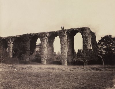 Romeins Aquaduct, Beaunant, Frankrijk door F. Chabrol