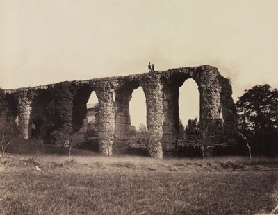 Romeins aquaduct, Beaunant, Frankrijk, ca. 1857 door F. Chabrol