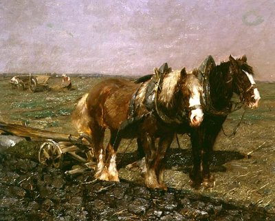 Ploegen door F. E. Keuschden