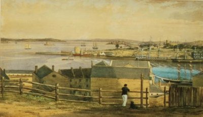 Circular Quay, Sydney, c.1870 door F. Halsted