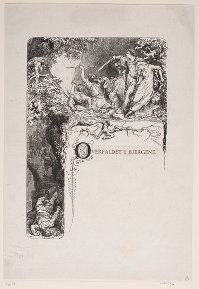 Overval in de bergen door F. Hendriksen