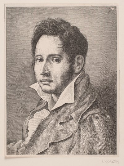 Portret van Oehlenschläger door F. Hendriksen