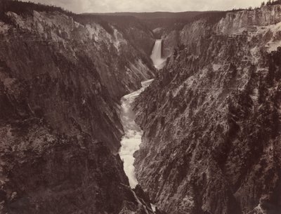 Grand Canyon van de Yellowstone en Watervallen door F. Jay Haynes