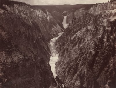 Grand Canyon van de Yellowstone en Watervallen door F. Jay Haynes