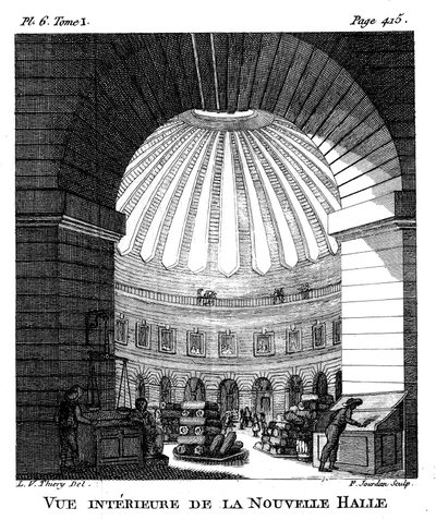 Les Halles, Parijs door F. Jourdan