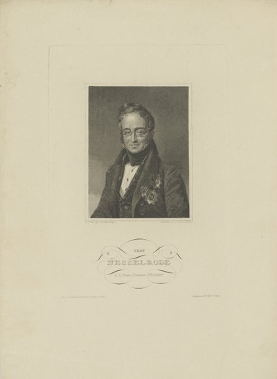 Portret van Graaf Karl Robert Nesselrode door F. L. Lehmann