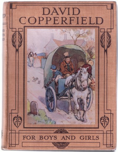 Vooromslag ontwerp, illustratie uit David Copperfield, 1914 door F. M. B. Blaikie