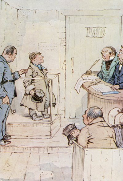 Illustratie voor Oliver Twist door F. M. B. Blaikie