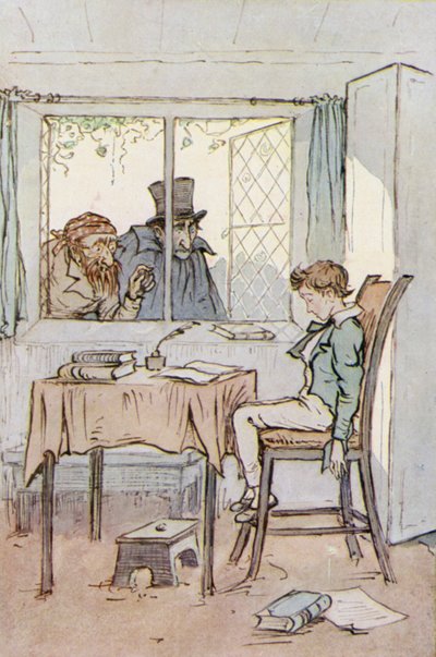 Illustratie voor Oliver Twist door F. M. B. Blaikie