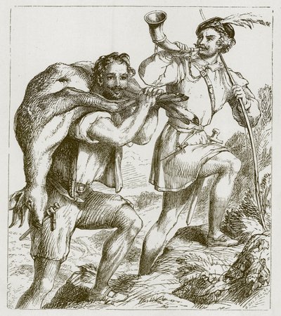 Robin Hood en Kleine Jan door F. Tayler