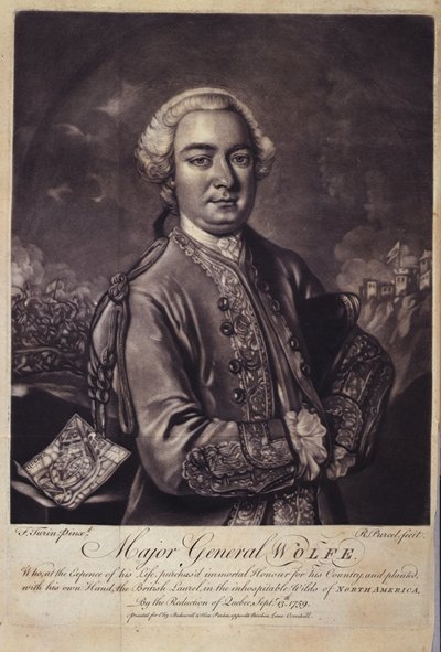 Generaal-majoor Wolfe (1727-59) uit 