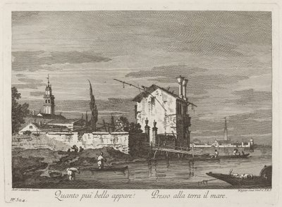 Hoeveel mooier lijkt... door Fabio Berardi after Canaletto