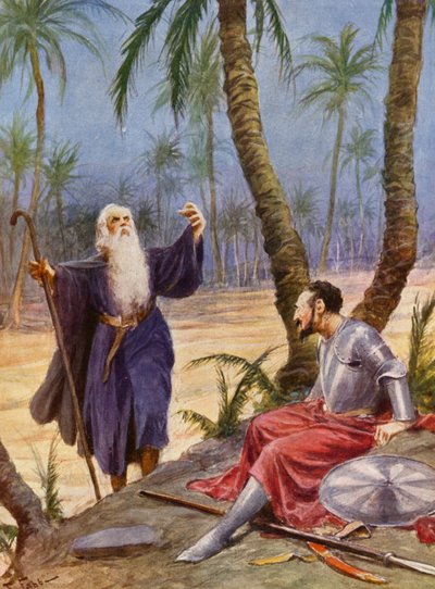 La Gerusalemme Liberata door Torquato Tasso: Canto X, stanza 9 door Fabio Fabbi