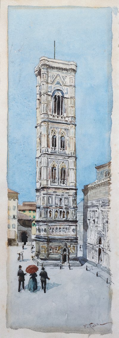 Wandelen op Piazza Duomo in Florence door Fabio Fabbi